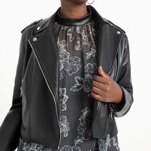 Eloquii -Faux Leather Moto Jacket size 22/24